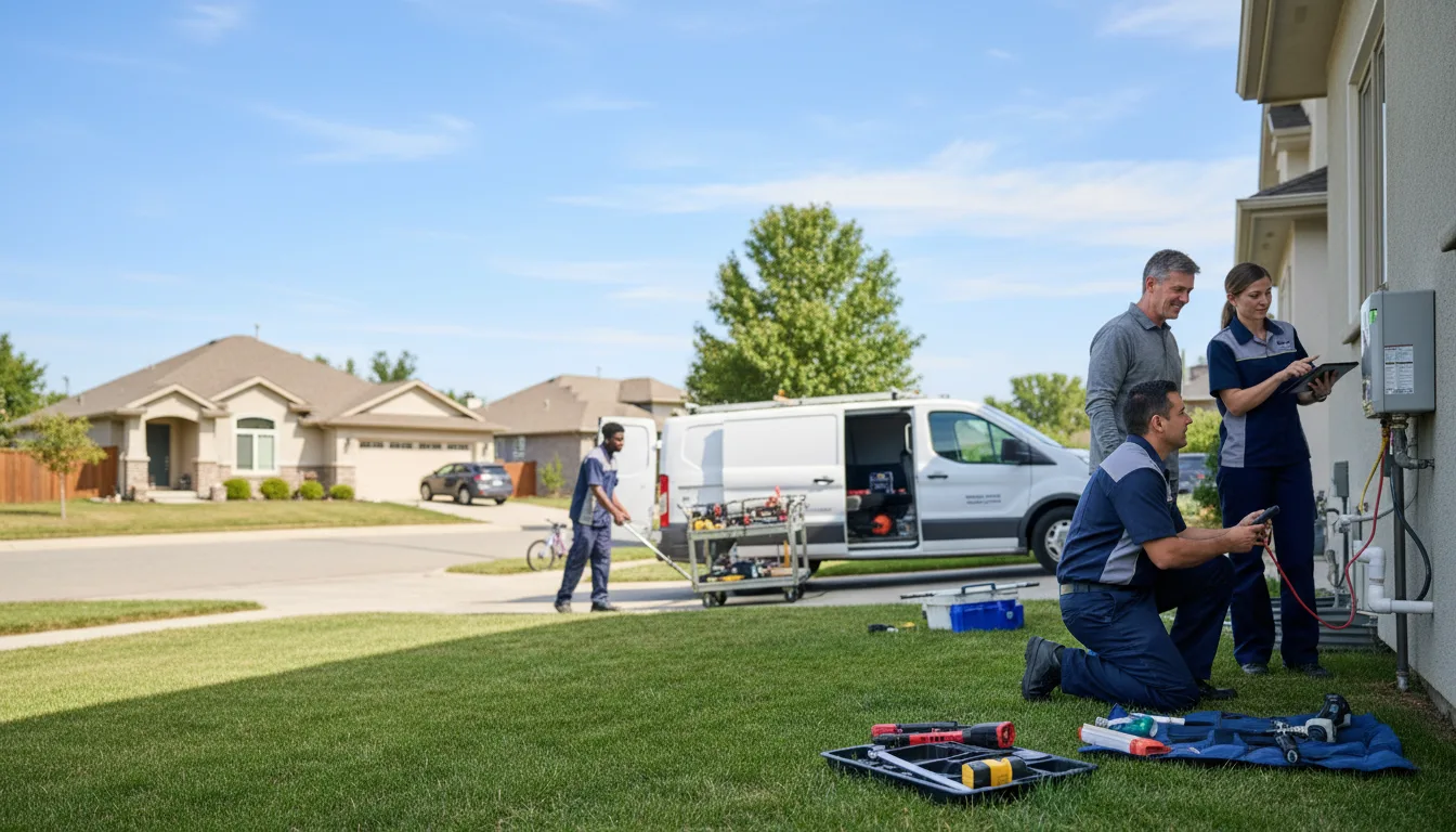 Tankless water heater service in Kenefic, OK